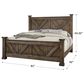 Viceray Collections Cool Rustic King Bed in Mink, , large