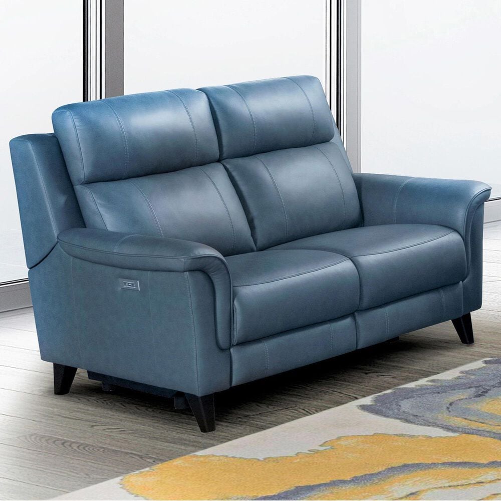Barcalounger Kester Power Loveseat in Masen Bluegray, , large
