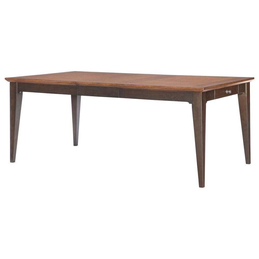 Legacy Classic Furn Direct Shp Fenmore Rectangular Dining Table in Mocha and Distressed Cherry - Table Only, , large