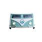 Furniture of America Peace Bus Twin Bed in Teal with LED Lights and Sound Effects, , large