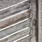 Maple and Jade 3-Panel Shutter Top Partition Room Divider Screen in Washed Gray and Brown, , large