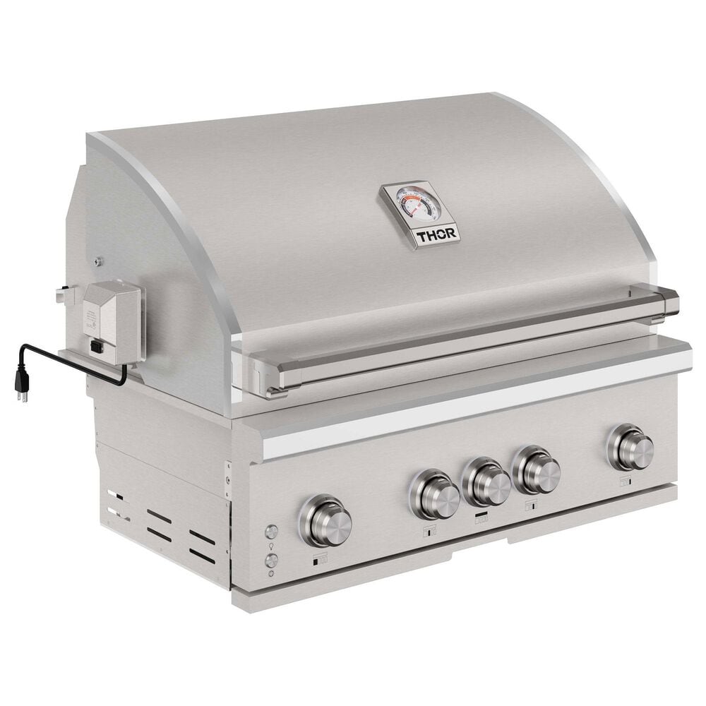 Thor Kitchen 4-Burner Built-In Gas Grill in Stainless Steel, , large