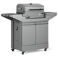 Tytus Emberwood Grill and Prep Cart with Charcoal Tabletop Grill in Gunmetal Gray, , large