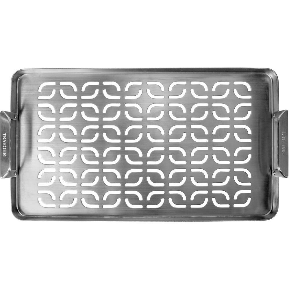Traeger Grills ModiFIRE Fish-and-Veggie Grill Tray in Stainless Steel, , large