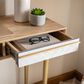 Safavieh Leni Desk in Natural/Brass, , large