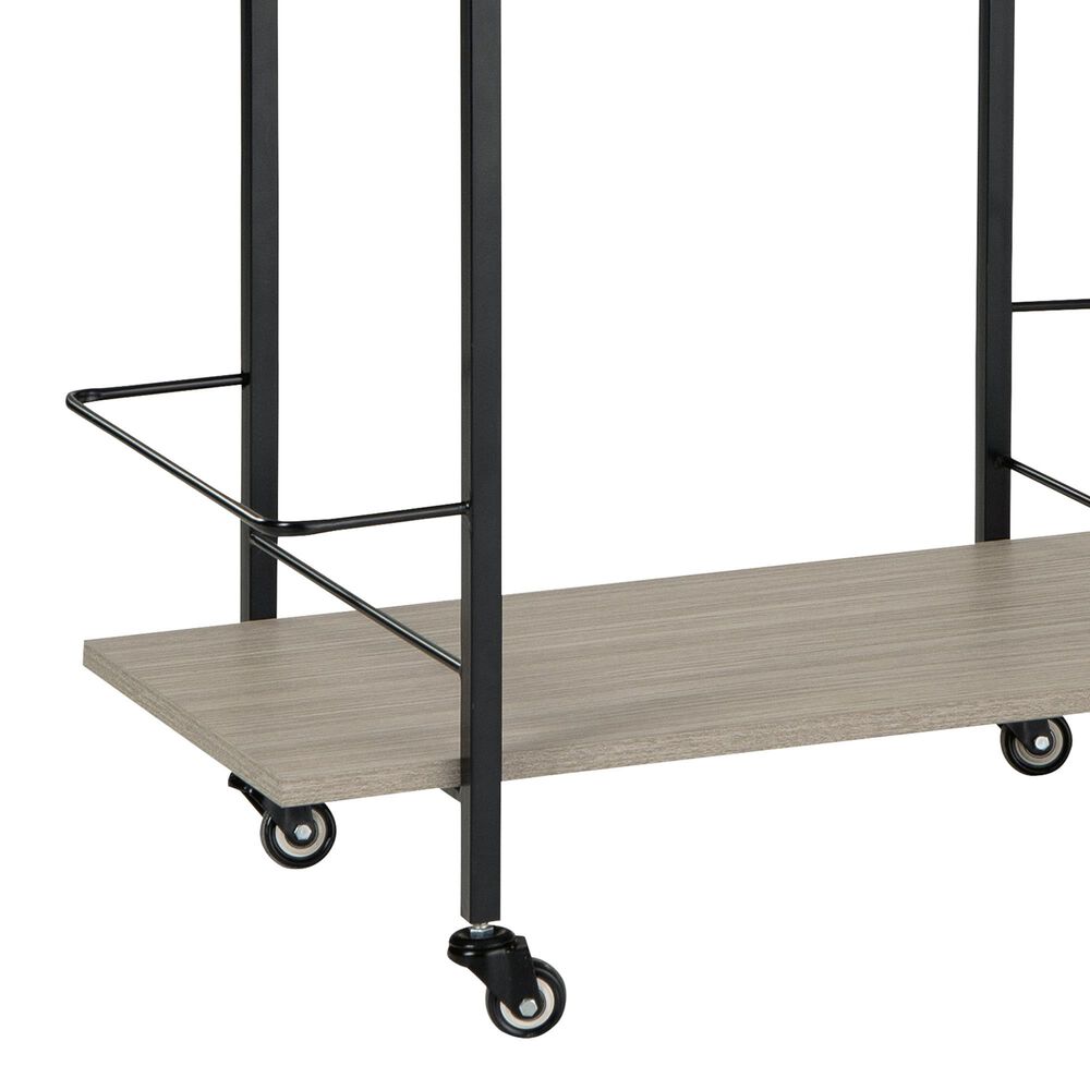 Ashley Waylowe Bar Cart in Light Natural and Black, , large