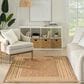 Nourison Horizon HOZ03 Natural 3" x 5" Indoor/Outdoor Area Rug, , large