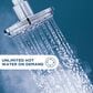 GE Appliances 27 kW Tankless Electric Water Heater in Diamond Gray, , large