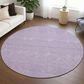 Dalyn Rug Company Soft Essentials Lavender 8" Round Area Rug, , large