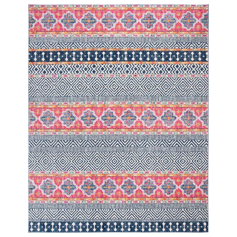 Safavieh Madison MAD797N 10" x 14" Navy and Ivory Area Rug, , large
