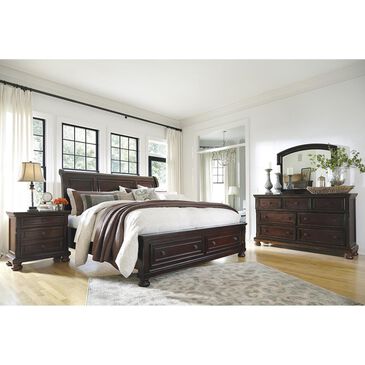 Millennium Porter 4-Piece Queen Bedroom Set in Burnished Brown, , large