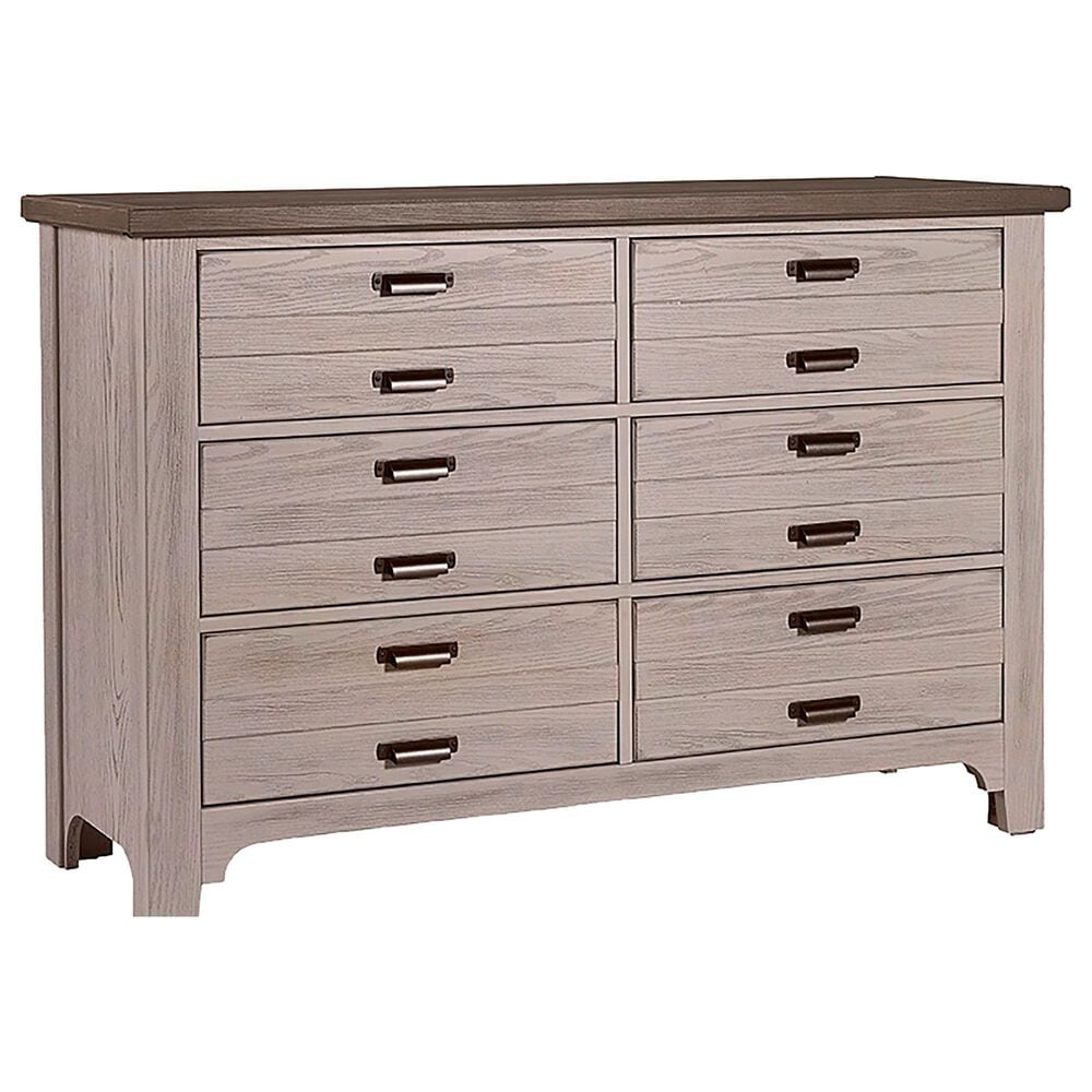 Viceray Collections Bungalow 6 Drawer Dresser in Dover Grey and Folkstone, , large