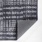 Novogratz Bolt 3" x 5" Charcoal Area Rug, , large