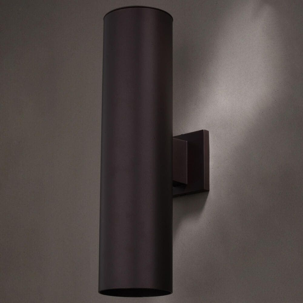 Vaxcel Chiasso 20" 2-Light Outdoor Wall Sconce in Deep Bronze, , large