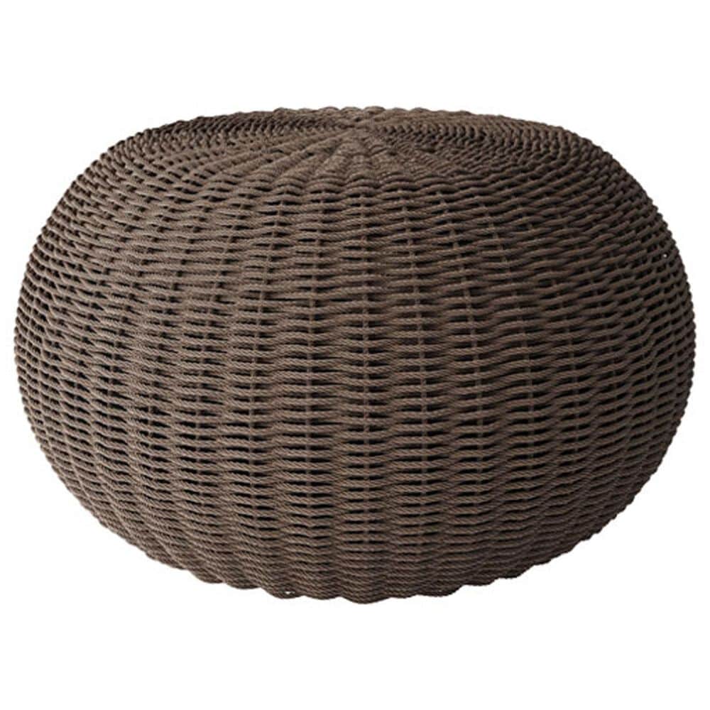 Ebel Outdoor Furniture Cloud Large Patio Pouf in Hazel, , large
