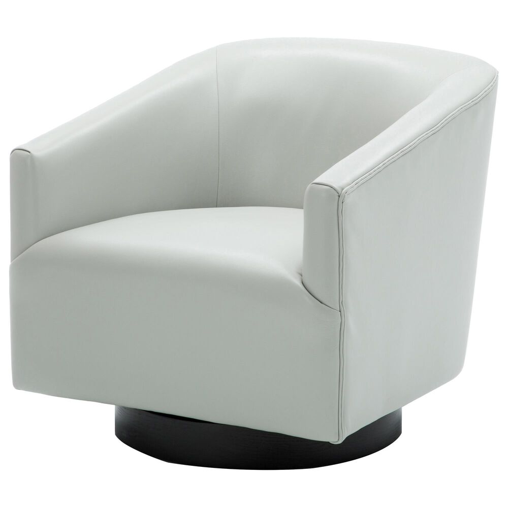 Hearth and Haven Garland Swivel Chair in Dove Grey, , large