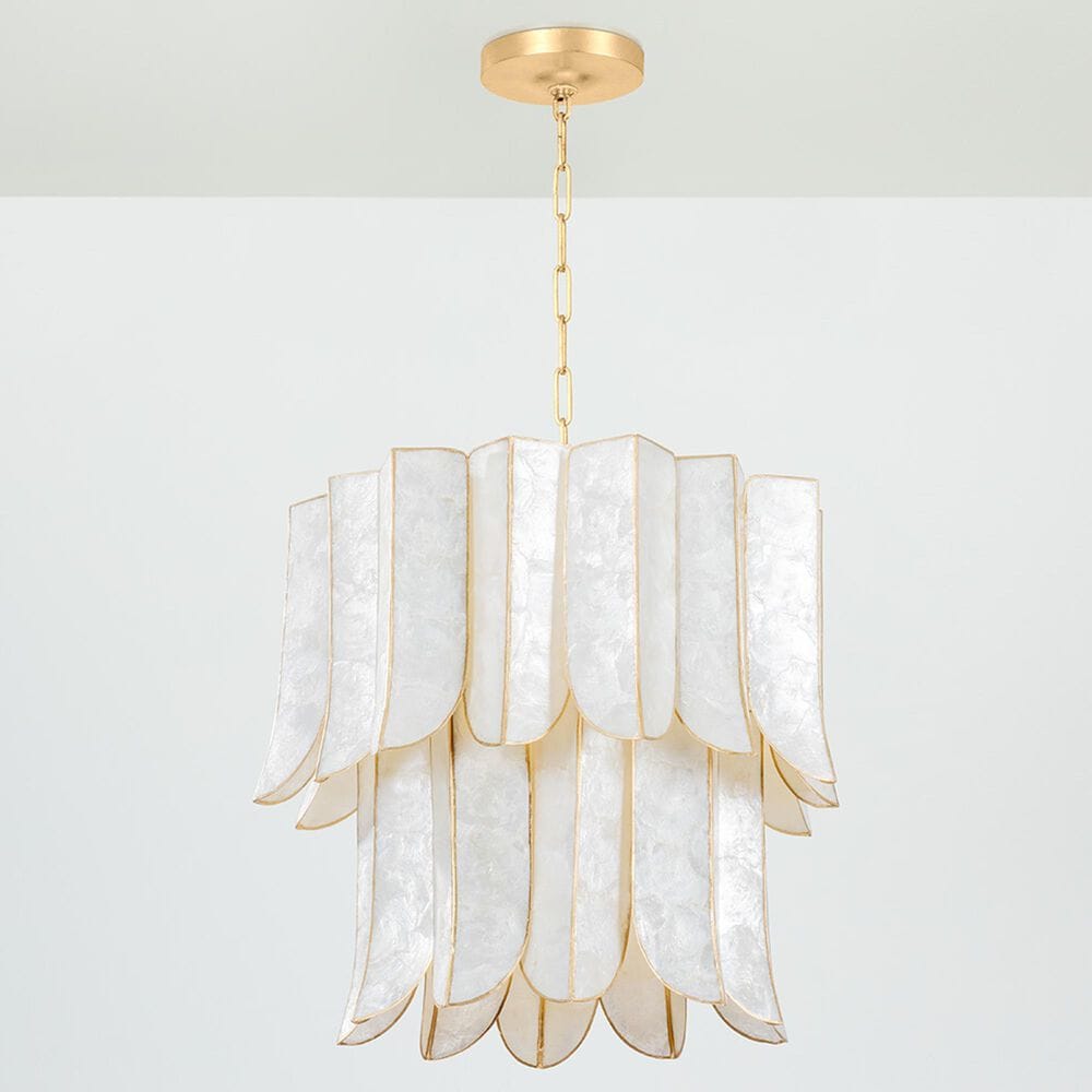 Troy Lighting Cartagena 7-Light Chandelier in Vintage Gold Leaf, , large