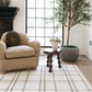 ROW by Oriental Weavers Hunter Plaid Beige and Black 5"3" x 7"6" Area Rug, , large