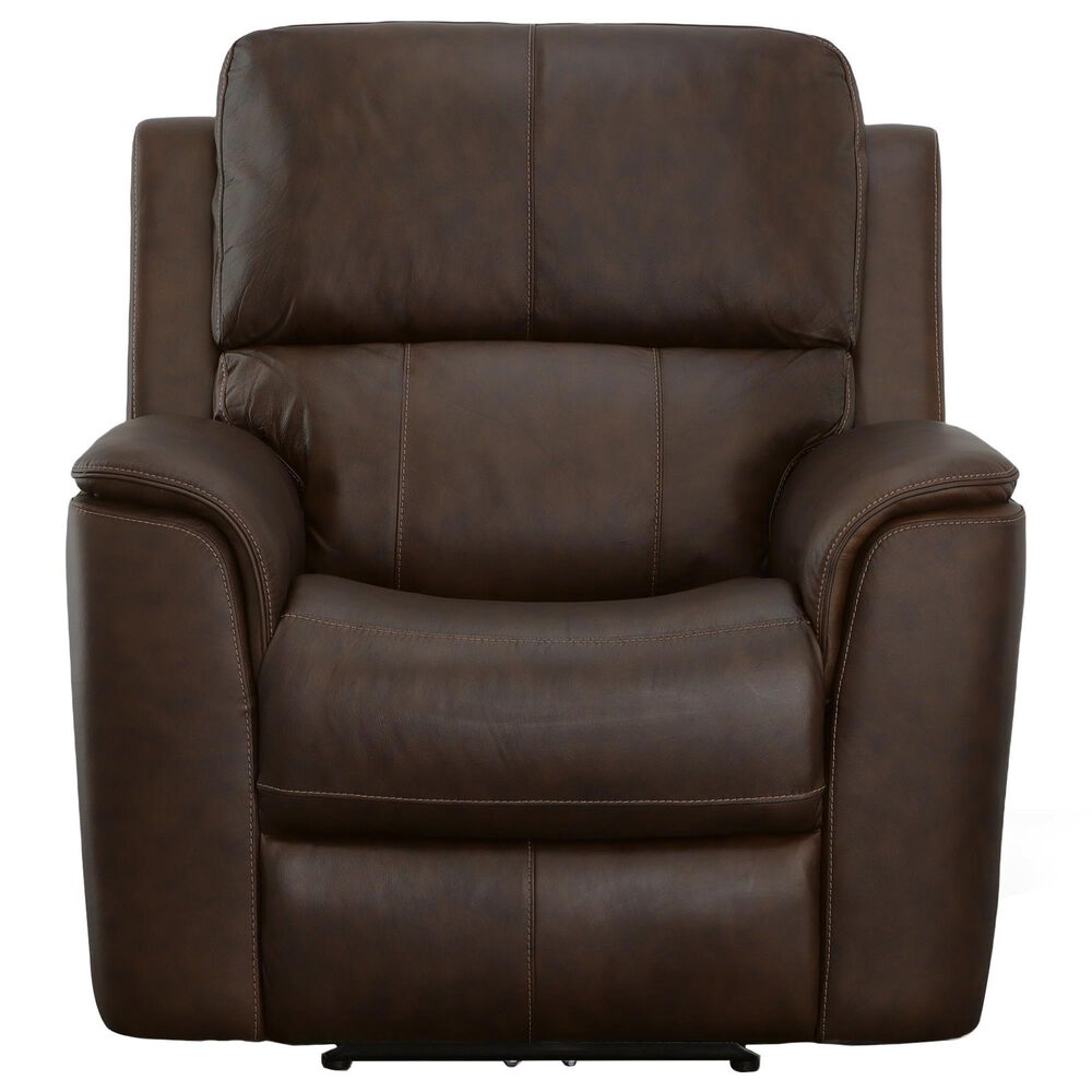 Flexsteel Henry 2-Piece Power Reclining Sofa and Recliner in Burnt Umber Brown, , large