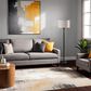 Adesso Nigel Floor Lamp in Black, , large