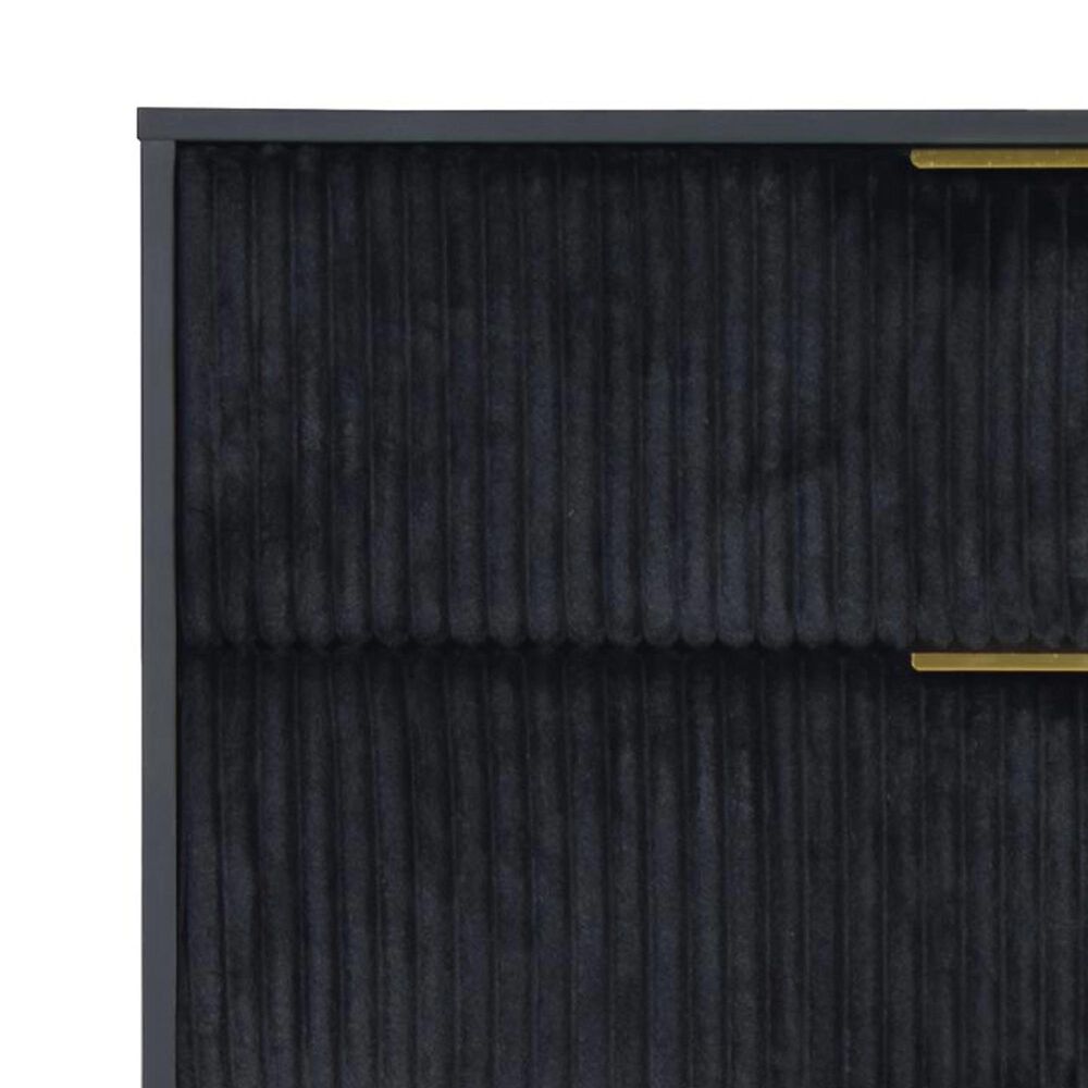New Heritage Design Kailani 5-Drawer Chest in Black, , large