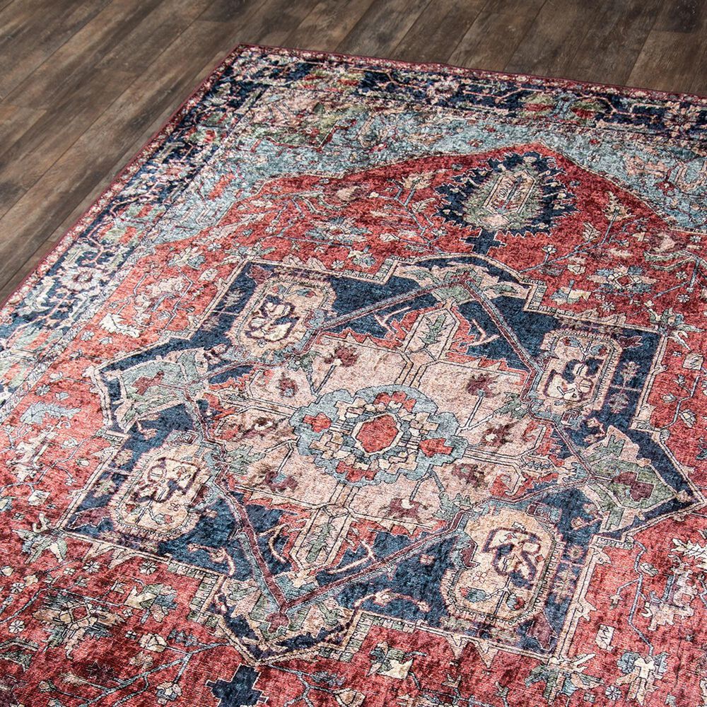 Momeni Karachi KAR-3 3&#39;6&quot; x 5&#39;6&quot; Multicolor Area Rug, , large