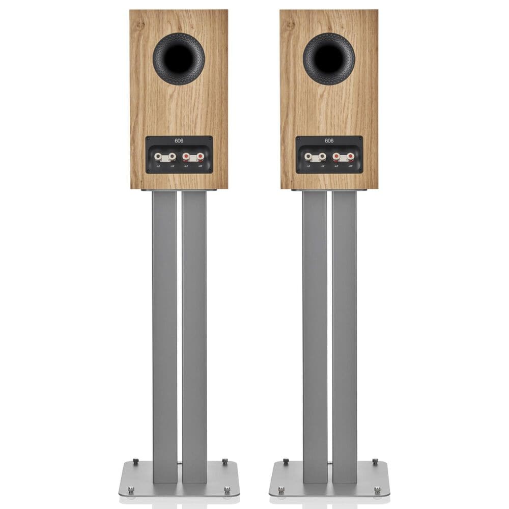 Bowers &amp; Wilkins 600 Series 606 S3 2-Way Stand-mount Loudspeaker Pair in Oak, , large