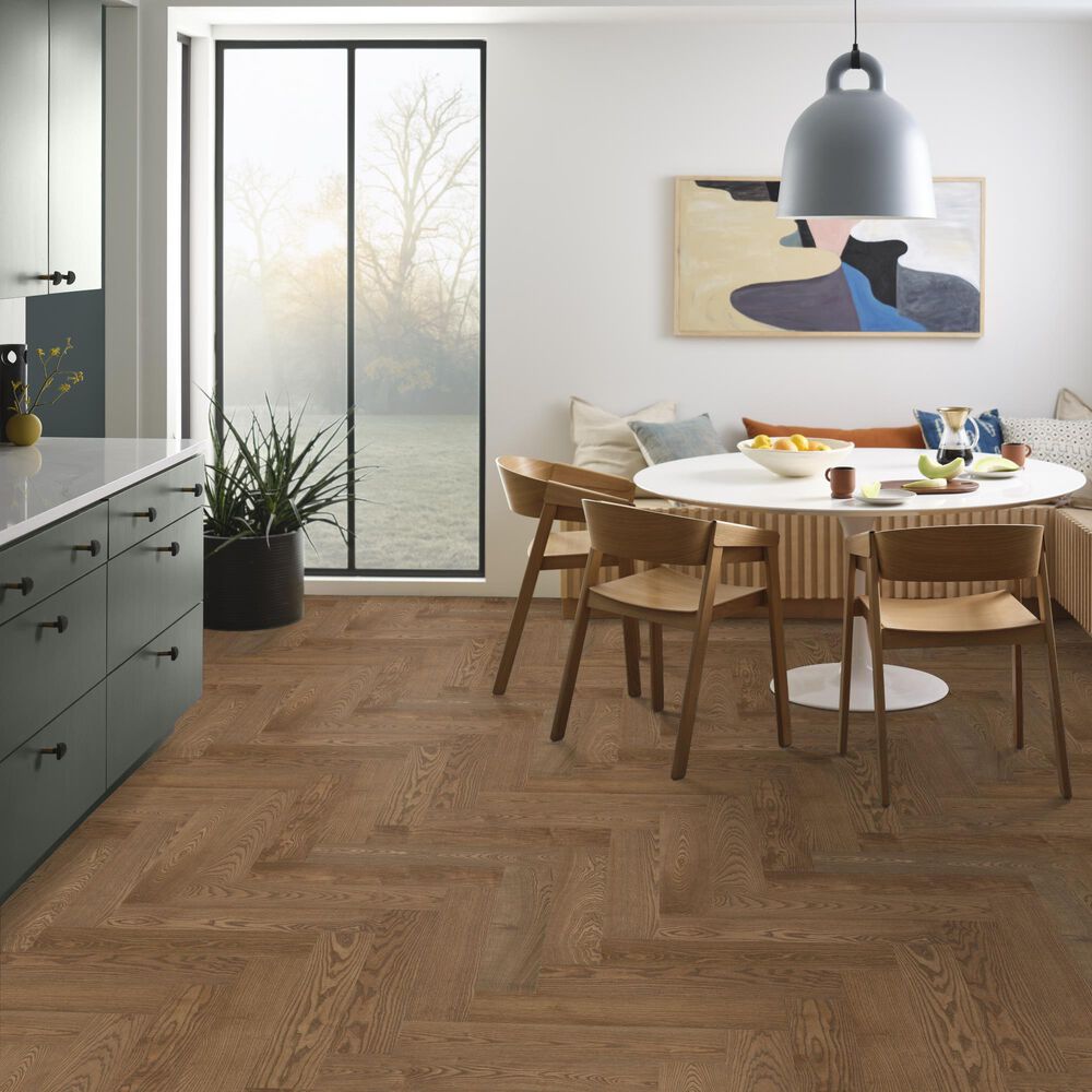 Anderson Tuftex European Ash Herringbone Biscotti Engineered Hardwood, , large