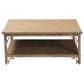 Baxton Studio Ganit Square Coffee Table in Natural Brown, , large