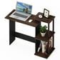 HOMLUX 40" Computer Desk with Open Side Shelves in Columbia Walnut and Brown, , large