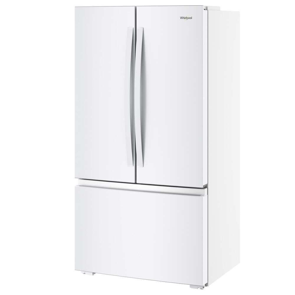 Whirlpool 24.3 Cu. Ft. Counter Depth 3-Door French Door Refrigerator in White, , large