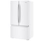 Whirlpool 24.3 Cu. Ft. Counter Depth 3-Door French Door Refrigerator in White, , large