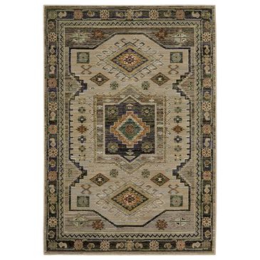 Oriental Weavers Andorra 8"6" x 11"7" Green and Multicolor Area Rug, , large