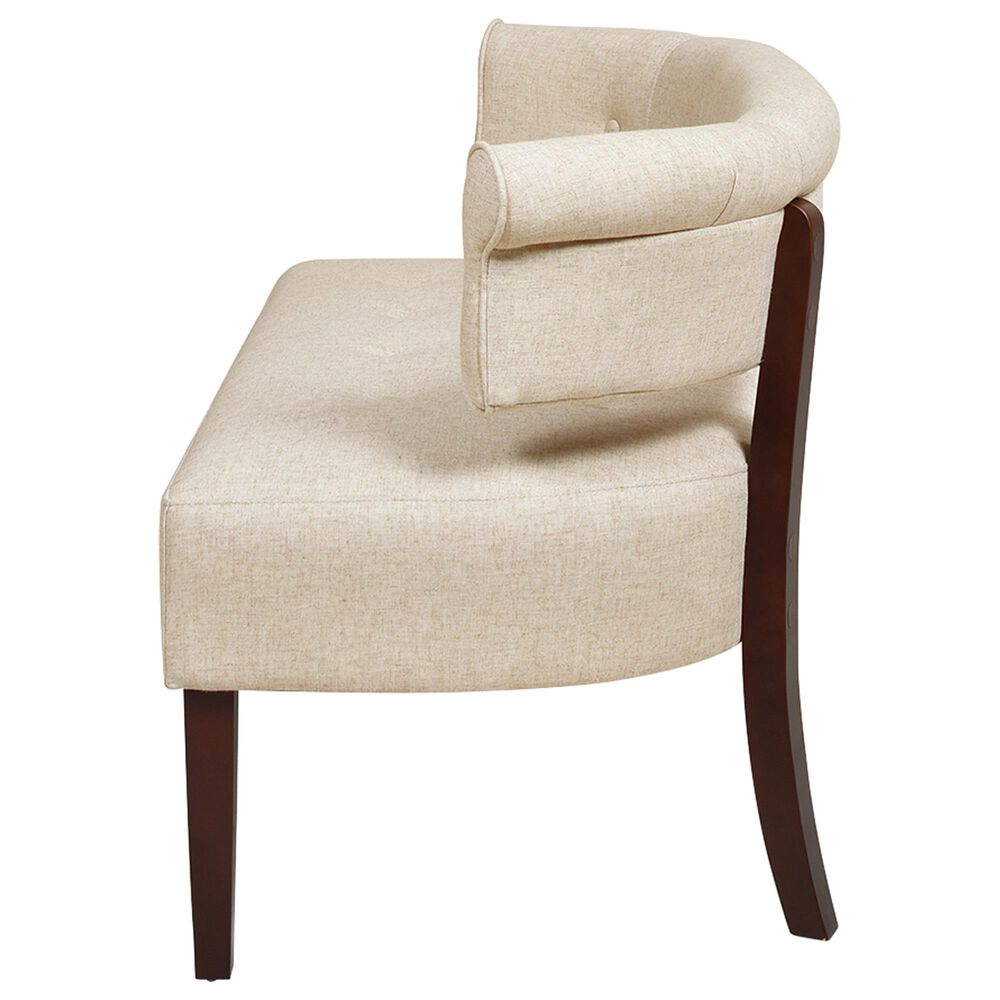 Jennifer Taylor Home Jared Stationary Settee in Wood Ash NFM