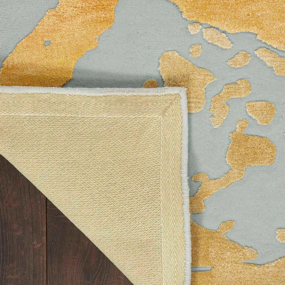 Nourison Prismatic PRS19 10&#39; x 14&#39; Grey and Gold Area Rug, , large