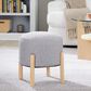 Lumisource Michelle Terry Ottoman in Light Grey, , large