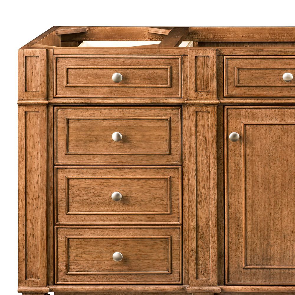 James Martin Bristol 60" Single Bathroom Vanity Cabinet in Saddle Brown, , large