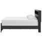 Ashley Broachmyn King Bookcase Bed in Black and Gray, , large