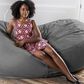 Jaxx 7" Giant Bean Bag Sofa in Charcoal, , large
