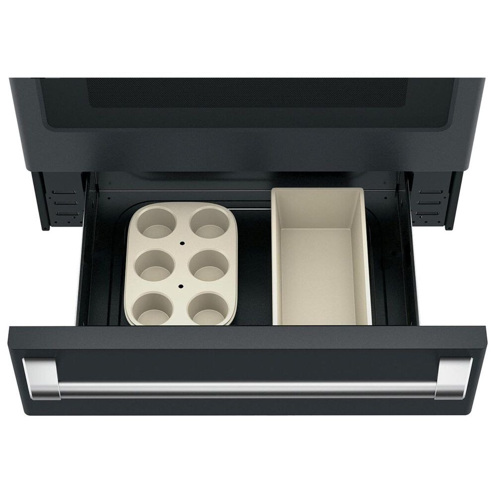 Cafe 30&quot; Slide-In Convection Gas Range with Storage Drawer in Matte Black, , large