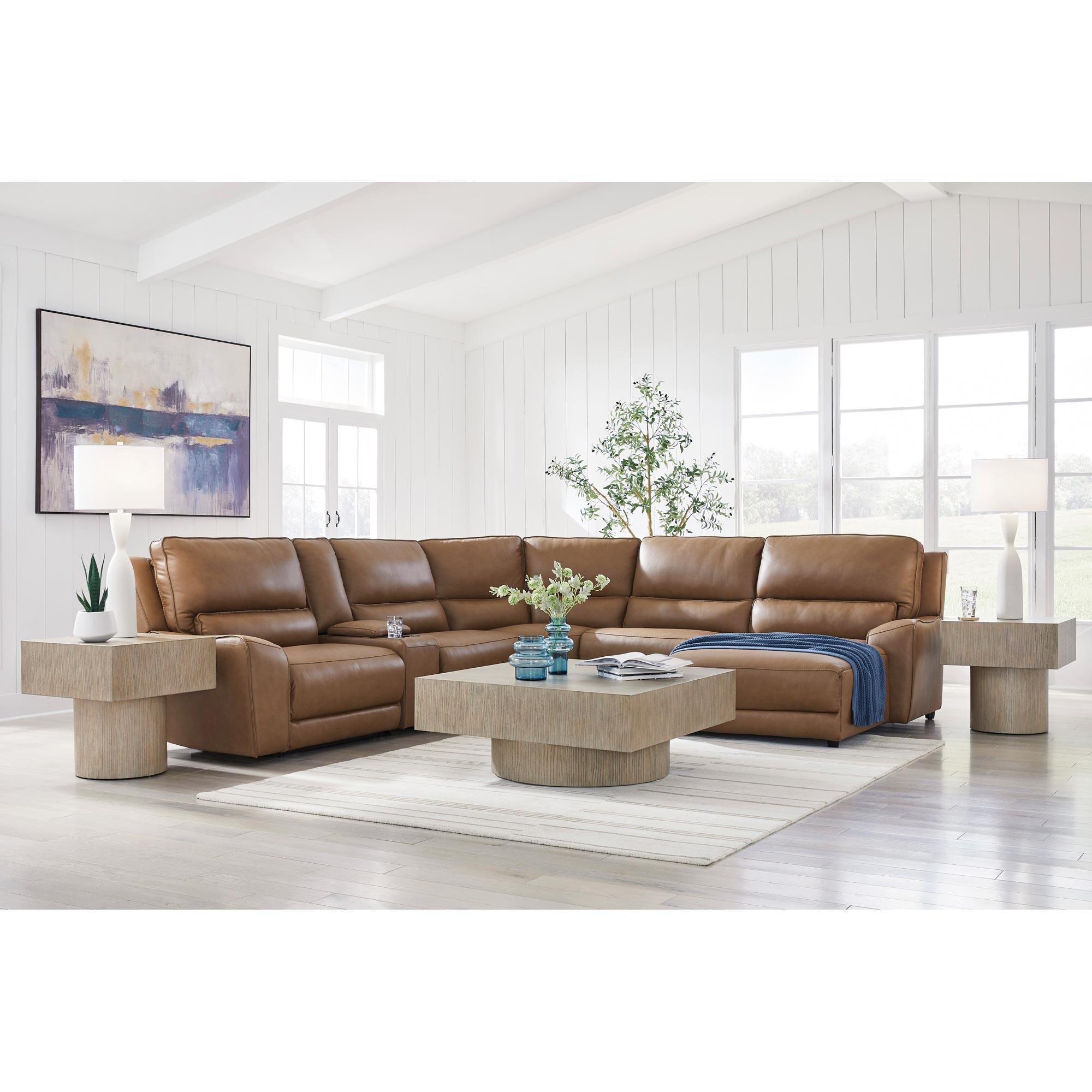 Ashley DeepWakes 6-Piece Power Right-Facing Sectional with Chaise