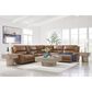Ashley DeepWakes 6-Piece Power Right-Facing Sectional with Chaise in Caramel, , large