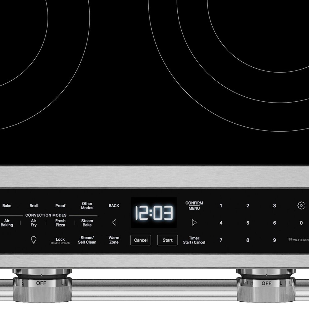 KitchenAid 5.3 Cu. Ft. Smart Slide-in Electric Range in Fingerprint Resistant Stainless Steel, , large