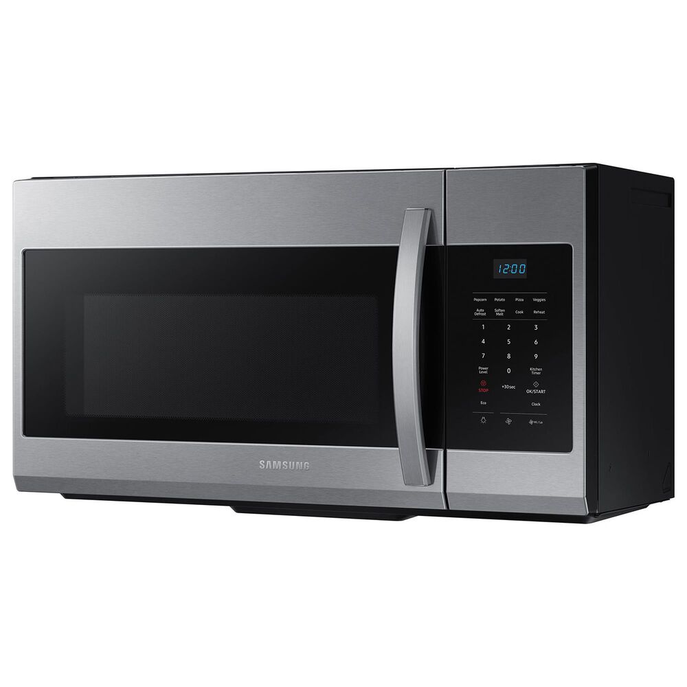 Samsung 4pc Kitchen Package with 31 Cu. Ft. 3-Door French Door Refrigerator, 6.3 Cu. Ft. Freestanding Electric Range with Air Fry and Wi-Fi, 1.7 Cu. Ft. Over-the-Range Microwave, and 24&quot; Built-In Dishwasher with Adjustable Rack in Stainless Steel, , large