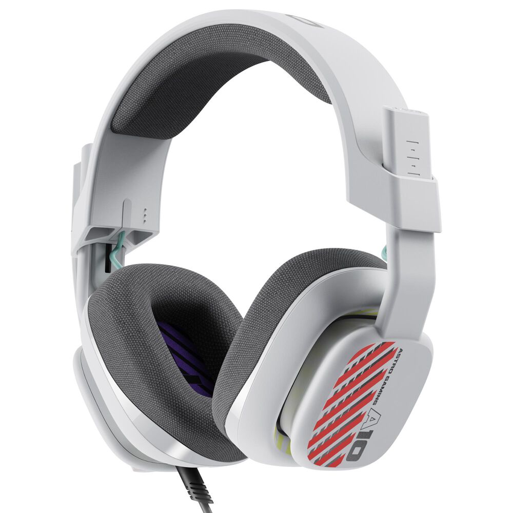Logitech G Astro Series A10 Gen 2 Wired Stereo Over-ear Gaming Headset for PlayStation and PC with Flip-to-Mute Microphone in White, , large