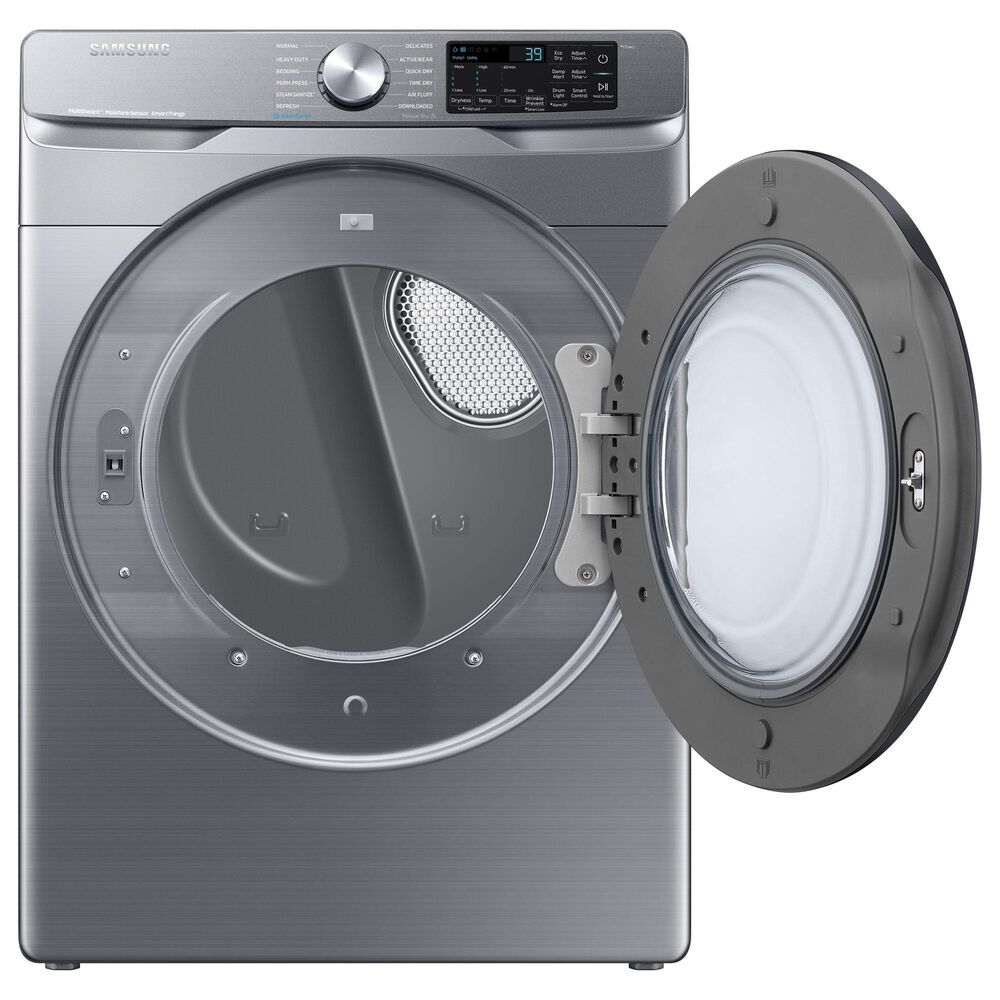 Samsung 4.5 Cu. Ft. Front Load Washer and 7.5 Cu. Ft. Gas Dryer Laundry Pair in Platinum, , large