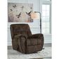 Ashley Stayfish Manual Rocker Recliner in Chocolate, , large
