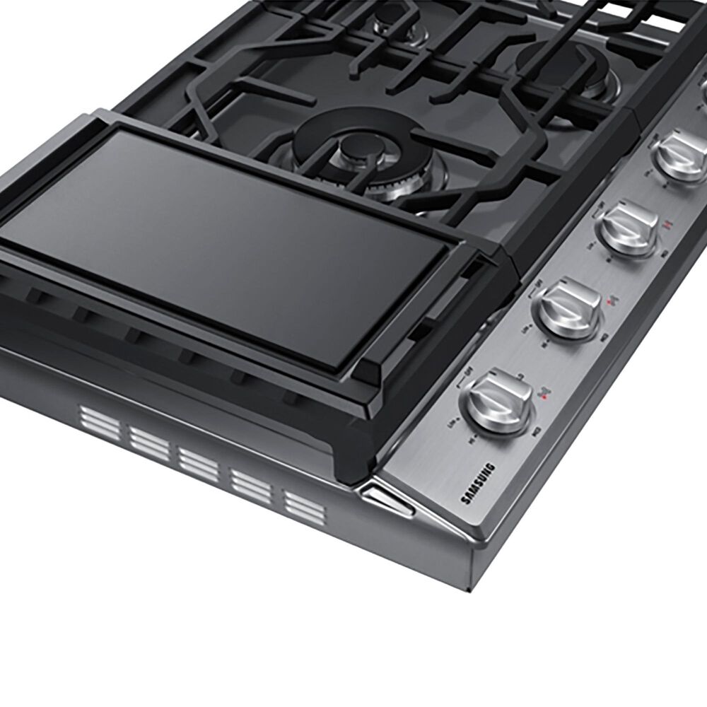 Samsung 2-Piece Kitchen Package with 30&quot; Single Wall Oven and 30&quot; Gas Cooktop in Stainless Steel, , large