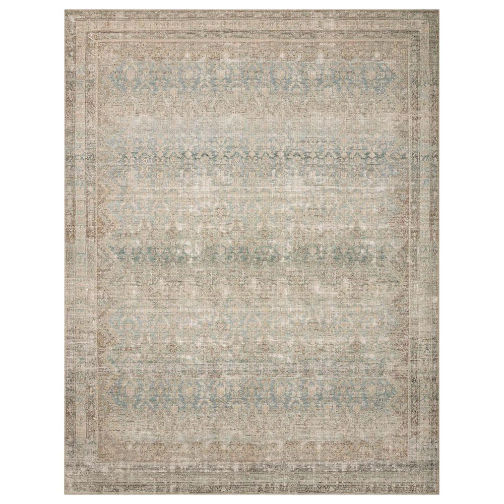 Angela Rose Aubrey 3"9" x 5"6" Jade and Natural Area Rug, , large