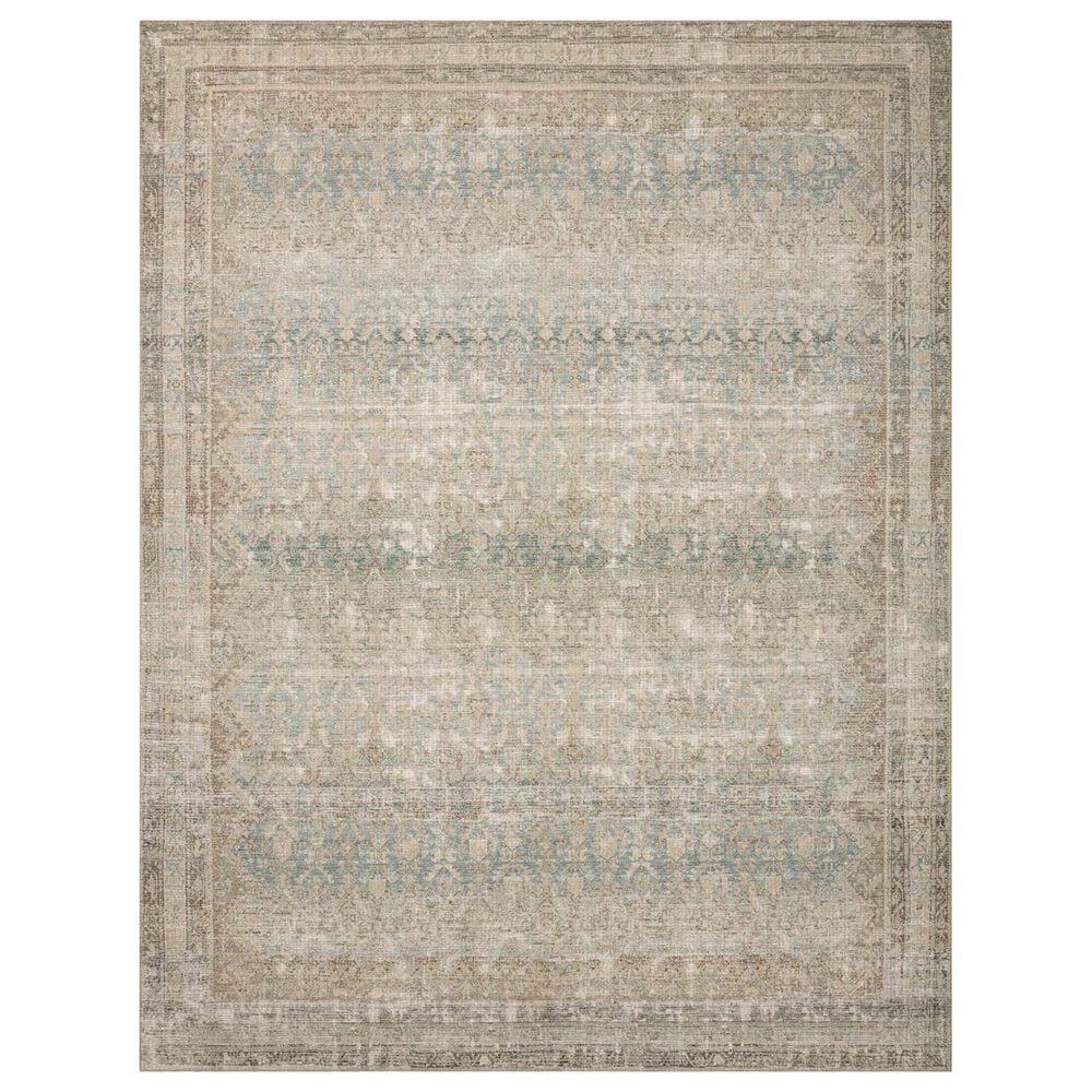 Angela Rose Aubrey 3"9" x 5"6" Jade and Natural Area Rug, , large